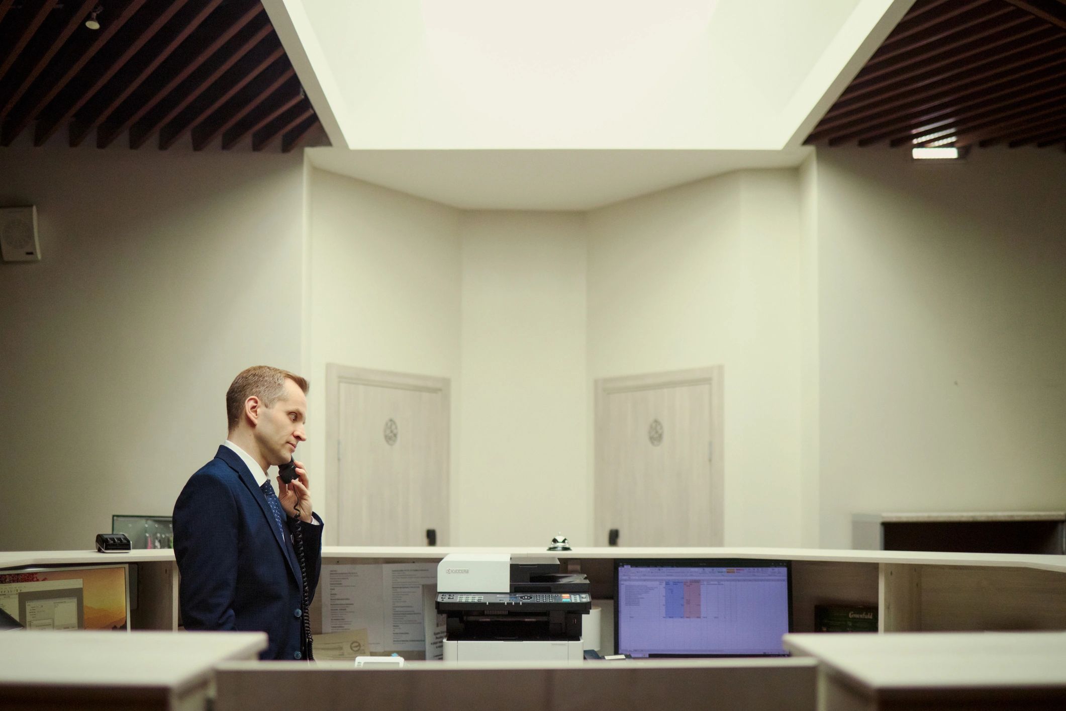 Professional working in an office setting